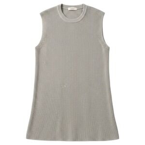 Wilfred Aritzia Palmier Knit Tank Top Women's XS Taupe Beige Ribbed Sleeveless